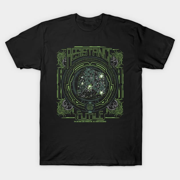 Resistance is Futile T-Shirt by Buzatron